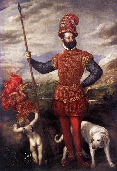 Man in Military Costume Titian
